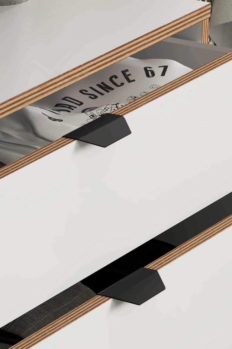 Olyros Nattduksbord 45 cm - Vit - Möbler - Sovrum - Sängbord