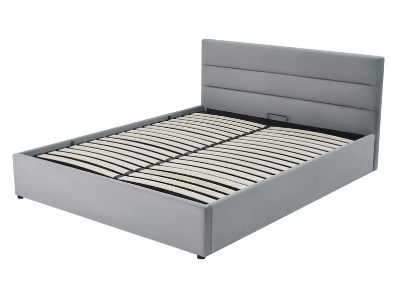 Omrynn Sängram 140x200 cm - Grå - Möbler - Sovrum - Sängram & sängstomme