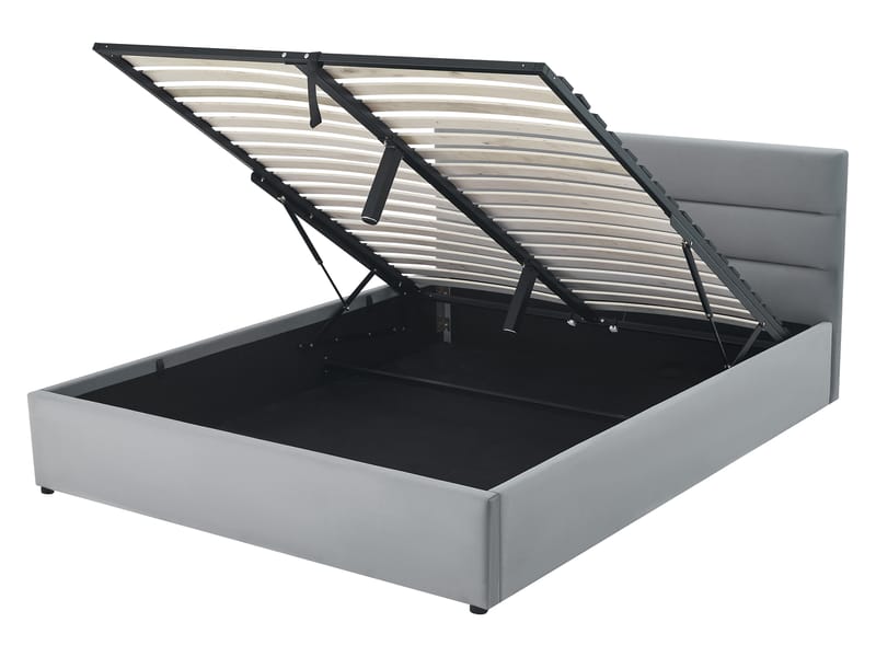 Omrynn Sängram 140x200 cm - Grå - Möbler - Sovrum - Sängram & sängstomme