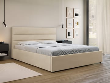 Omrynn Sängram 160x200 cm - Beige - Möbler - Sovrum - Sängram & sängstomme