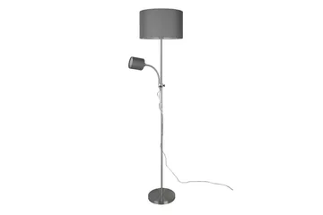 Owen Golvlampa E27+E14 grå - Grå - Möbler - Sovrum - Sovrumslampa