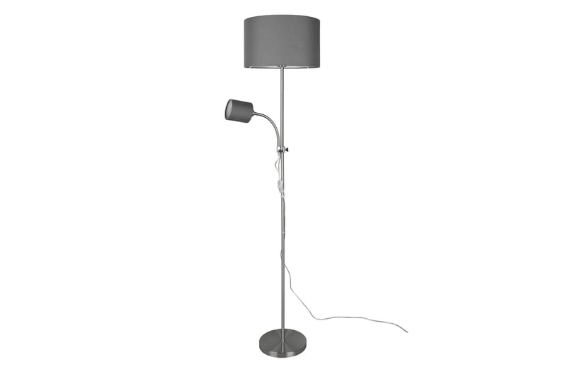 Owen Golvlampa E27+E14 grå - Grå - Möbler - Sovrum - Sovrumslampa