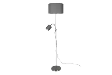 Owen Golvlampa E27+E14 grå - Grå - Möbler - Sovrum - Sovrumslampa