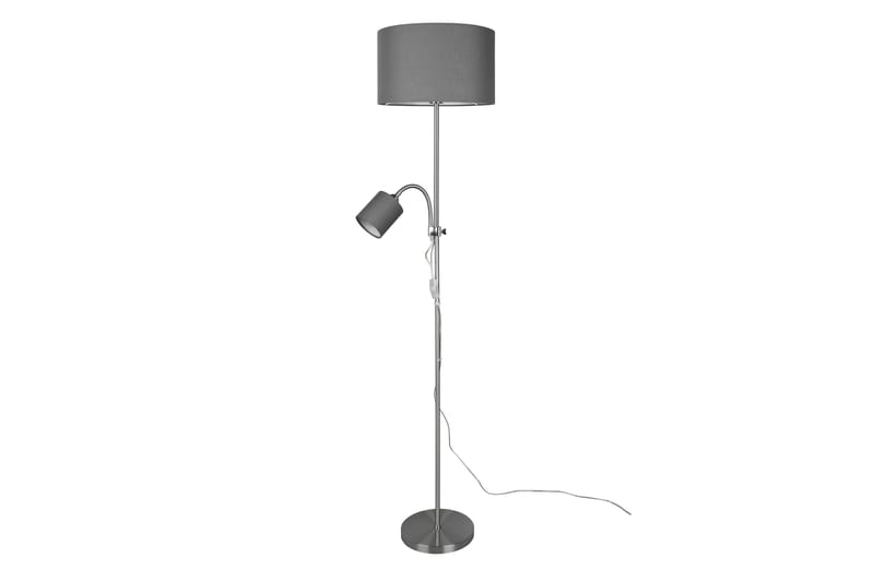 Owen Golvlampa E27+E14 grå - Grå - Möbler - Sovrum - Sovrumslampa