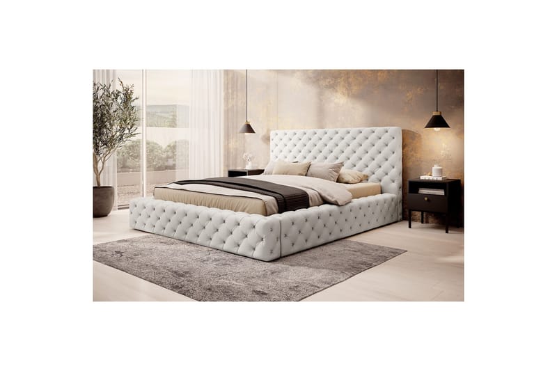 Princce Sängram 140x200 cm - Beige - Möbler - Sovrum - Sängram & sängstomme