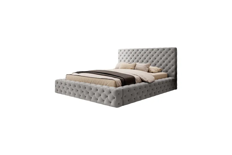 Princce Sängram 140x200 cm, Svartvit