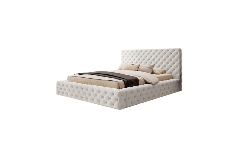 Princce Sängram 140x200 cm, Svartvit