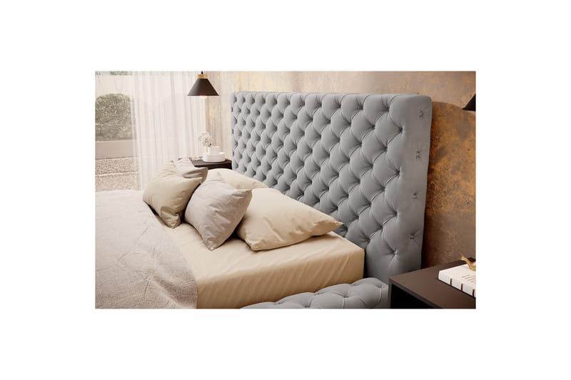 Princce Sängram 140x200 cm - Svartvit - Möbler - Sovrum - Sängram & sängstomme