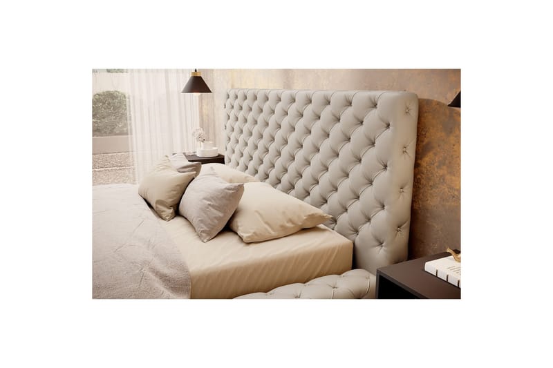 Princce Sängram 160x200 cm - Beige - Möbler - Sovrum - Sängram & sängstomme