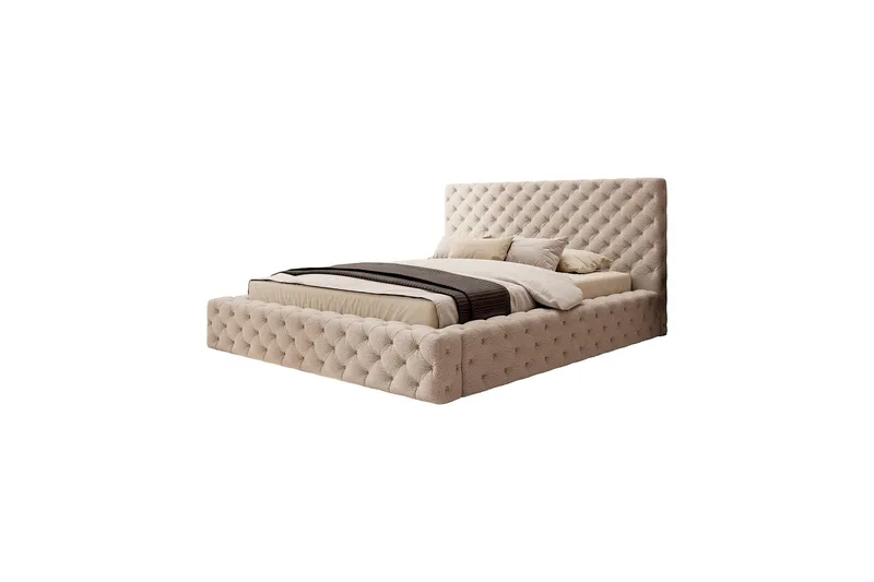 Princce Sängram 160x200 cm - Beige - Möbler - Sovrum - Sängram & sängstomme