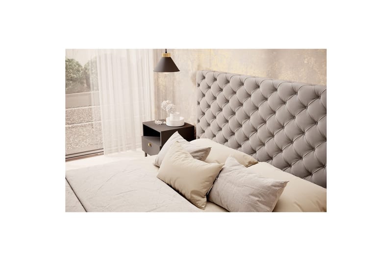 Princce Sängram 160x200 cm - Beige - Möbler - Sovrum - Sängram & sängstomme
