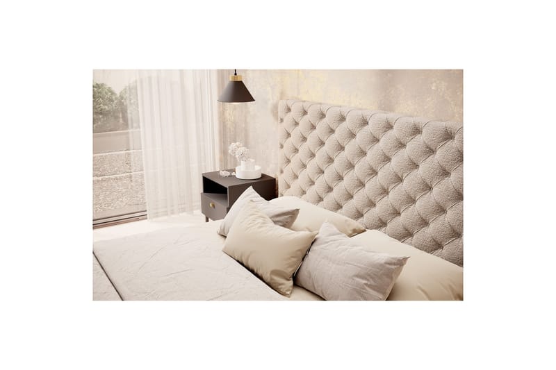 Princce Sängram 160x200 cm Beige - Möbler - Sovrum - Sängram & sängstomme