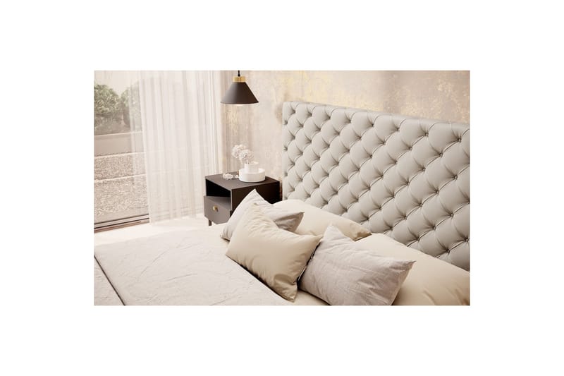 Princce Sängram 160x200 cm - Beige - Möbler - Sovrum - Sängram & sängstomme