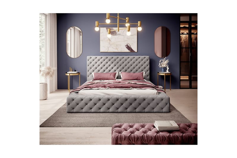 Princce Sängram 160x200 cm - Grön - Möbler - Sovrum - Sängram & sängstomme