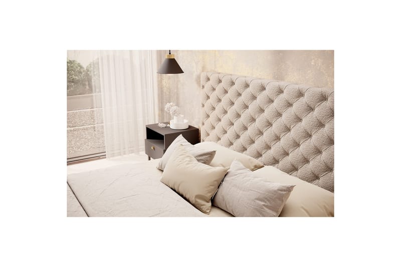 Princce Sängram 160x200 cm - Svartvit - Möbler - Sovrum - Sängram & sängstomme