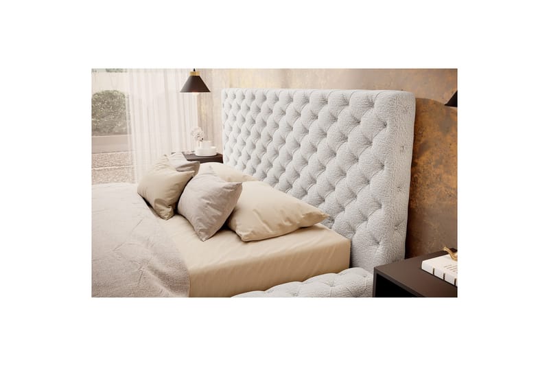 Princce Sängram 160x200 cm - Svartvit - Möbler - Sovrum - Sängram & sängstomme