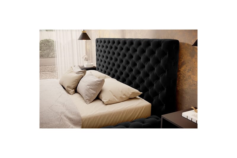 Princce Sängram 180x200 cm - Antracit - Möbler - Sovrum - Sängram & sängstomme