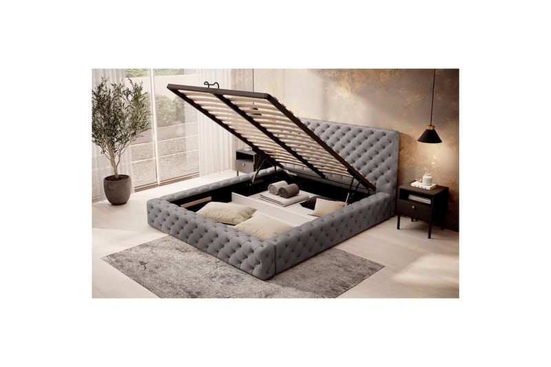 Princce Sängram 180x200 cm Blå - Möbler - Sovrum - Sängram & sängstomme