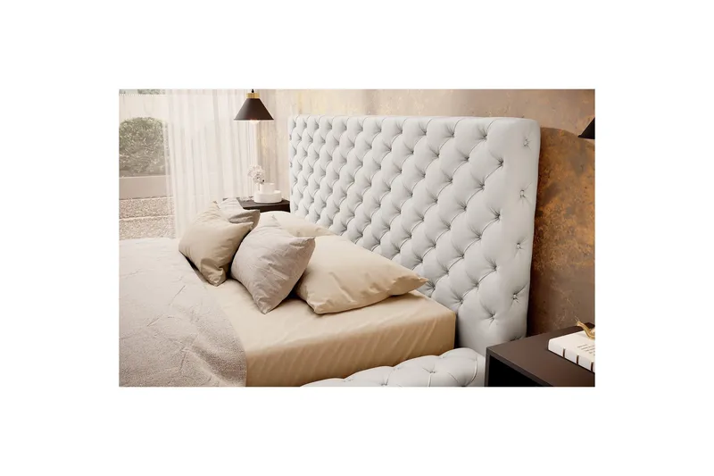 Princce Sängram 180x200 cm - Grå - Möbler - Sovrum - Sängram & sängstomme