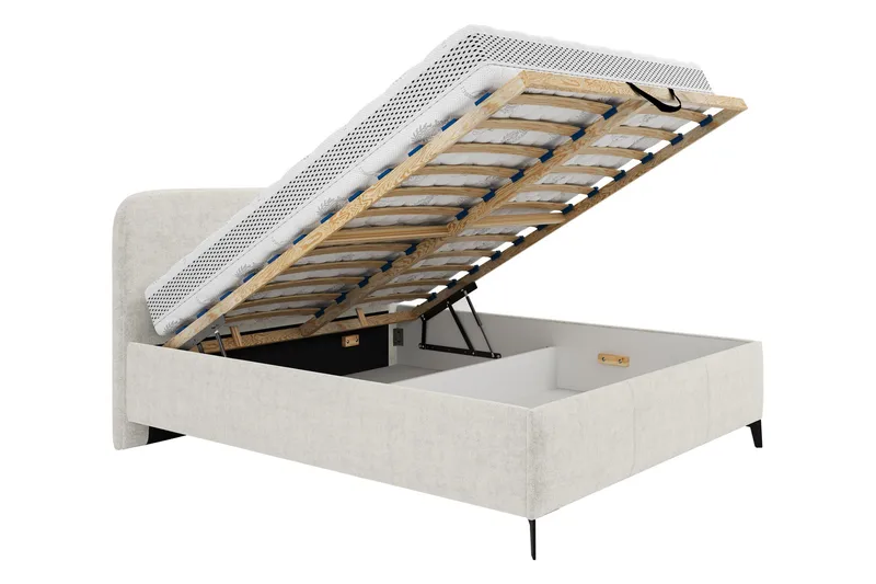 Raher Sängram 140x200 cm - Vit - Möbler - Sovrum - Sängram & sängstomme