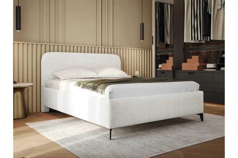 Raher Sängram 160x200 cm - Vit - Möbler - Sovrum - Sängram & sängstomme