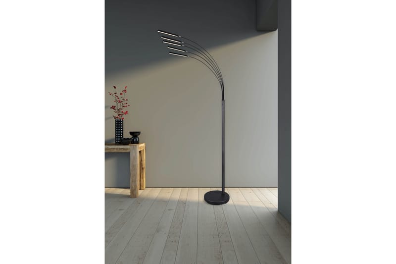 Reed LED Golvlampa borstad stål - Borstad stål - Möbler - Sovrum - Sovrumslampa