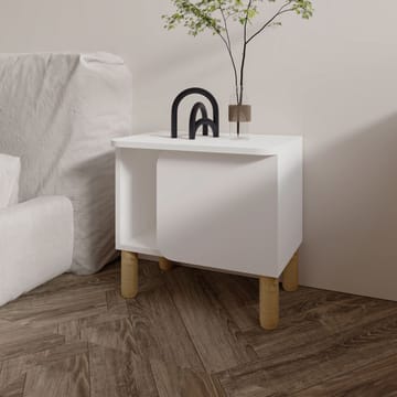 Relento Nattduksbord 50x48,6x30 cm - Vit - Möbler - Sovrum - Sängbord