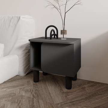 Relento Sängbord 50 cm, Öppen Förvaring - Antracit - Möbler - Sovrum - Sängbord