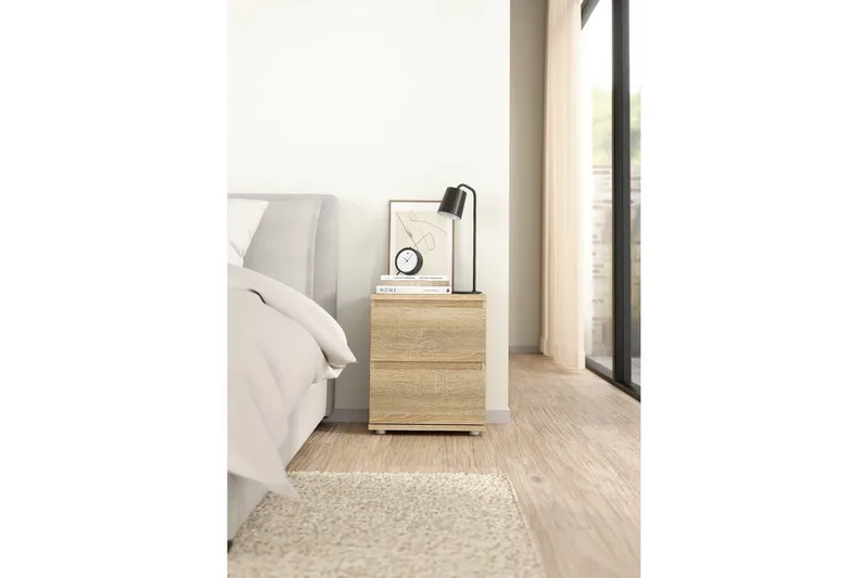 Rengo Sängbord 40,2 cm - Natur - Möbler - Sovrum - Sängbord