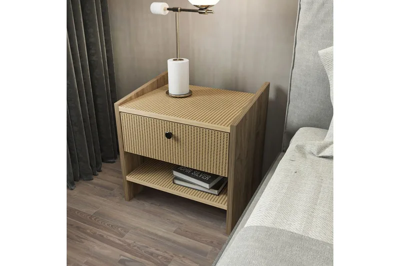 Retzow Sängbord - Valnöt - Möbler - Sovrum - Sängbord