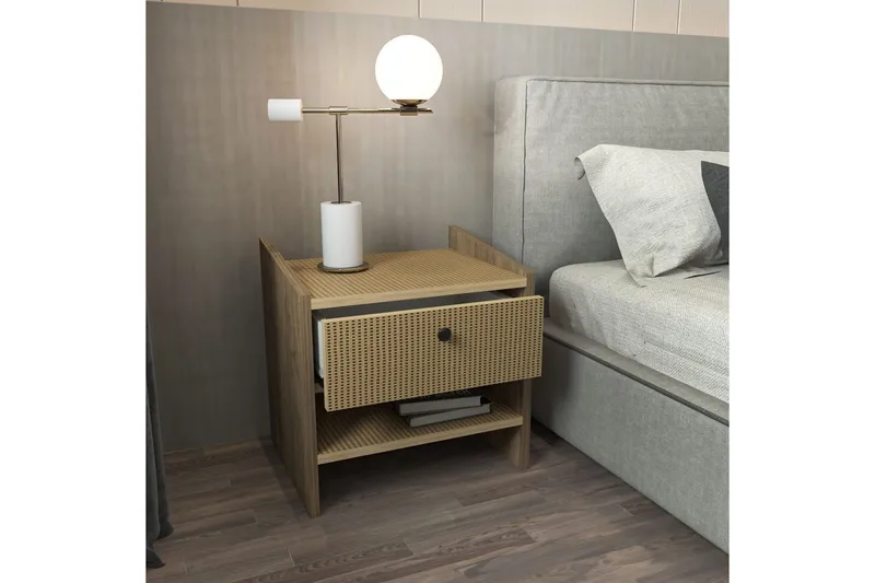 Retzow Sängbord - Valnöt - Möbler - Sovrum - Sängbord