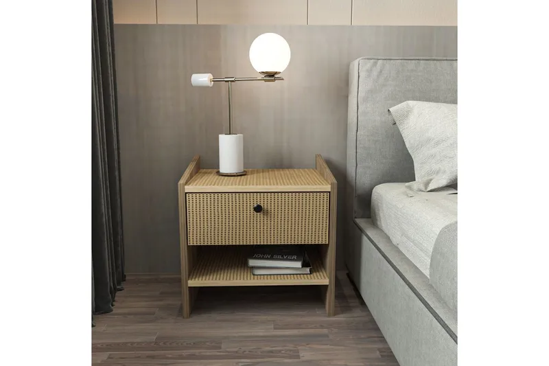 Retzow Sängbord - Valnöt - Möbler - Sovrum - Sängbord