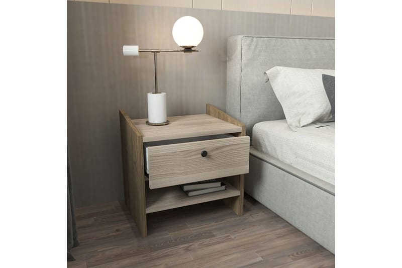 Retzow Sängbord - Valnöt - Möbler - Sovrum - Sängbord