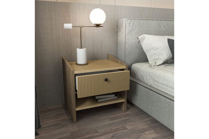 Retzow Sängbord - Valnöt - Möbler - Sovrum - Sängbord