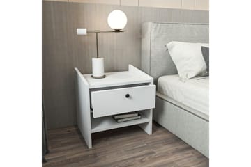 Retzow Sängbord - Vit - Möbler - Sovrum - Sängbord