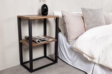 Rise Rektangulärt Sängbord 30 cm i Trä med Förvaring - Brun - Möbler - Sovrum - Sängbord