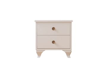Rivric Sängbord 45 cm - Matt Vit - Möbler - Sovrum - Sängbord