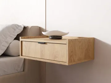 Rolden sängbord 40x22 cm - Hickoryek - Möbler - Sovrum - Sängbord