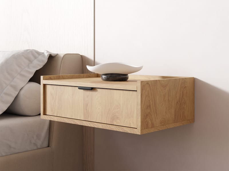 Rolden sängbord 40x22 cm - Hickoryek - Möbler - Sovrum - Sängbord