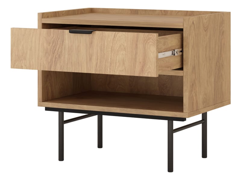 Rolden sängbord 40x55 cm - Valnöt - Möbler - Sovrum - Sängbord