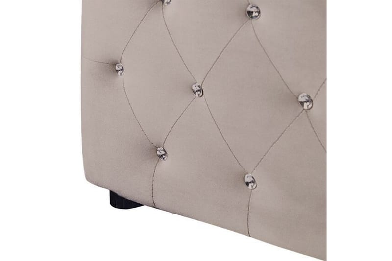 Saleux Sängram 140x200 cm - Taupe - Möbler - Sovrum - Sängram & sängstomme