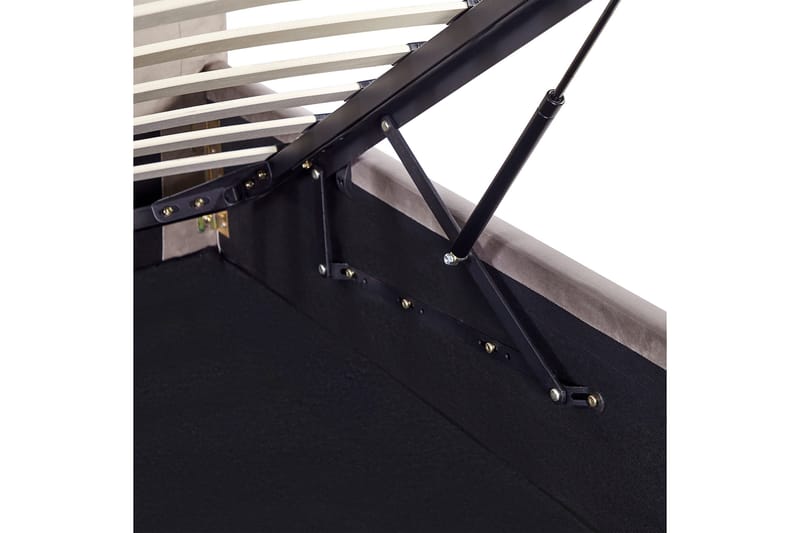 Saleux Sängram 140x200 cm - Taupe - Möbler - Sovrum - Sängram & sängstomme