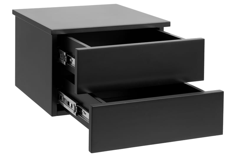 Salmani Sängbord 32 cm - Svart - Möbler - Sovrum - Sängbord