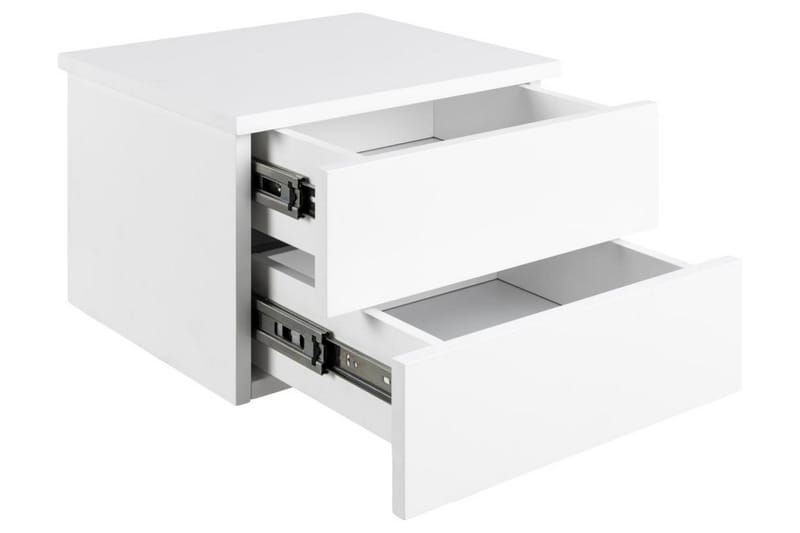 Salmani Sängbord 32 cm - Vit - Möbler - Sovrum - Sängbord