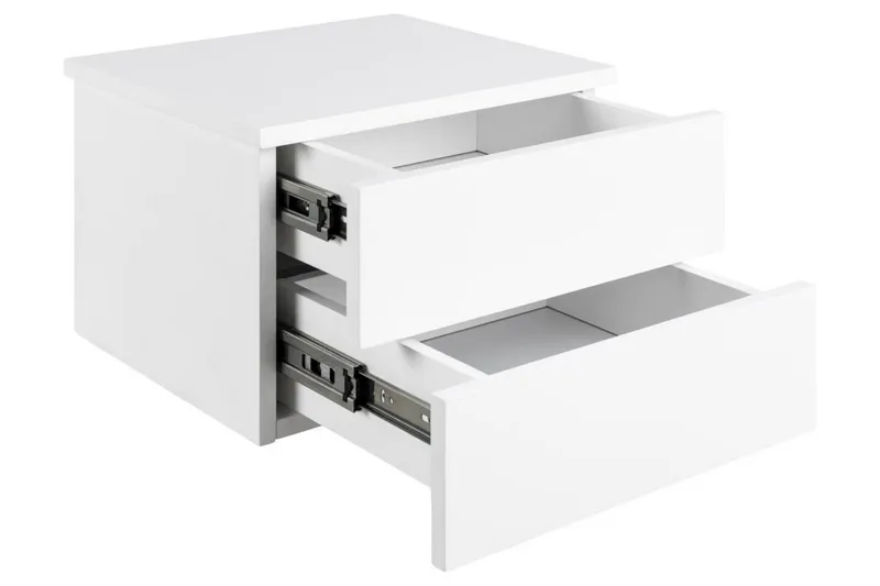 Salmani Sängbord 32 cm - Vit - Möbler - Sovrum - Sängbord