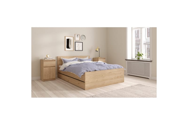Salomns Sängbord 40 cm - Brun - Möbler - Sovrum - Sängbord