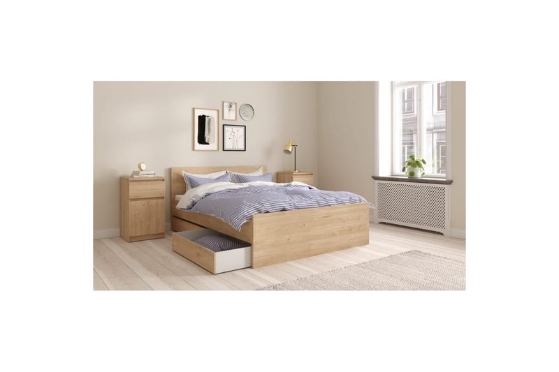 Salomns Sängbord 40 cm - Brun - Möbler - Sovrum - Sängbord