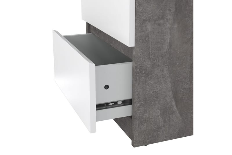 Salomns Sängbord 40 cm - Natur/Vit - Möbler - Sovrum - Sängbord