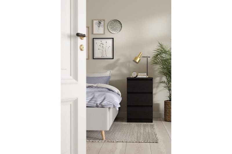 Salomns Sängbord 40 cm - Svart - Möbler - Sovrum - Sängbord