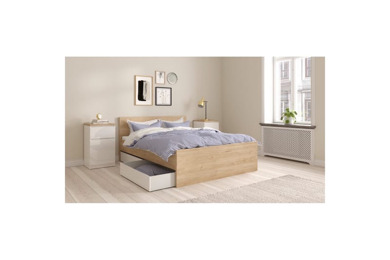 Salomns Sängbord 40 cm - Vit - Möbler - Sovrum - Sängbord